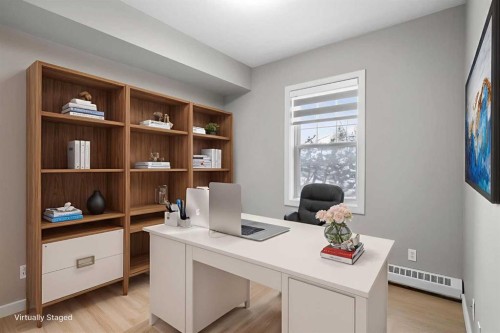 115-1414 17 Street Se, Calgary, AB - Indoor Photo Showing Office