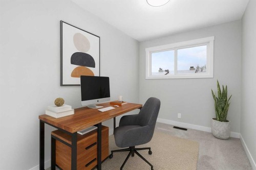 5-5520 1 Avenue Se, Calgary, AB - Indoor Photo Showing Office