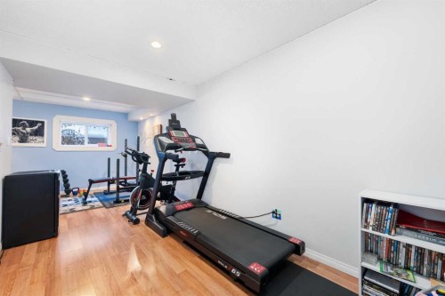 24 Brentwood Drive, Strathmore, AB - Indoor Photo Showing Gym Room