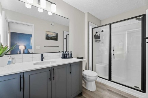 136 Dawson Drive, Chestermere, AB - Indoor Photo Showing Bathroom