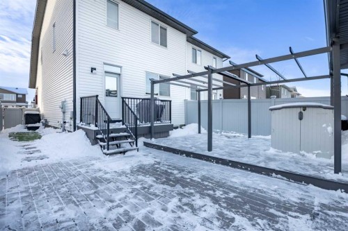 136 Dawson Drive, Chestermere, AB - Outdoor With Deck Patio Veranda