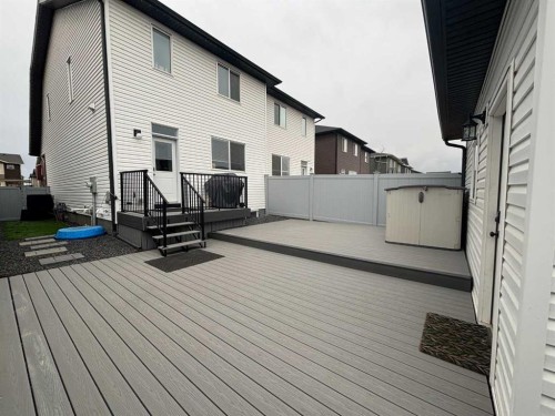 136 Dawson Drive, Chestermere, AB - Outdoor With Deck Patio Veranda With Exterior