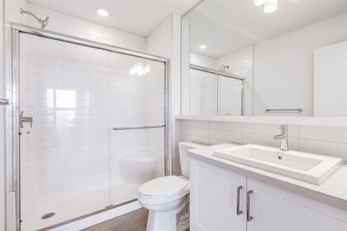202-437 Alpine Avenue Sw, Calgary, AB - Indoor Photo Showing Bathroom