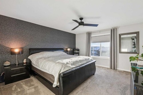 45 Legacy Court Se, Calgary, AB - Indoor Photo Showing Bedroom
