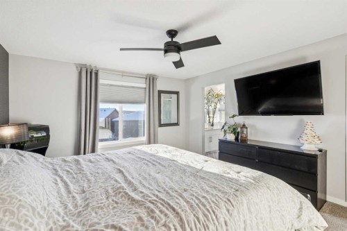 45 Legacy Court Se, Calgary, AB - Indoor Photo Showing Bedroom