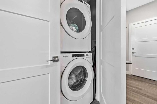 302-8355 19 Avenue Sw, Calgary, AB - Indoor Photo Showing Laundry Room
