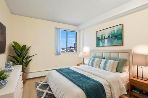 806-1334 12 Avenue Sw, Calgary, AB - Indoor Photo Showing Bedroom