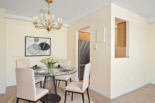 806-1334 12 Avenue Sw, Calgary, AB - Indoor Photo Showing Dining Room