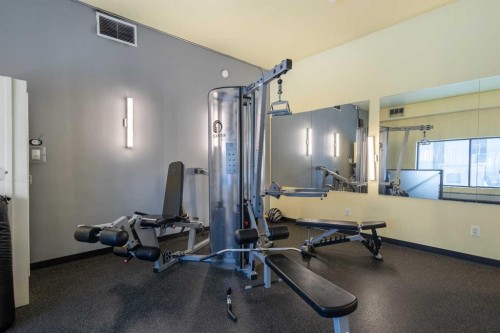 504-221 6 Avenue Se, Calgary, AB - Indoor Photo Showing Gym Room