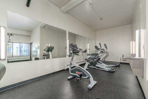 504-221 6 Avenue Se, Calgary, AB - Indoor Photo Showing Gym Room