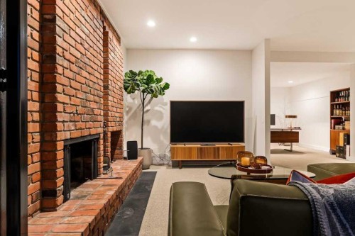 4-2200 Varsity Estates Drive Nw, Calgary, AB - Indoor With Fireplace