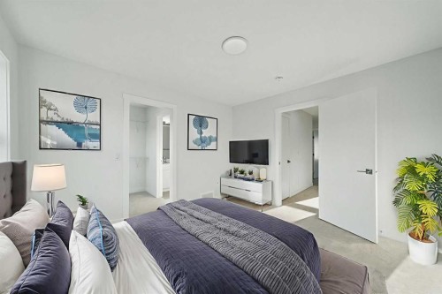 106-75 Cornerstone Row Ne, Calgary, AB - Indoor Photo Showing Bedroom