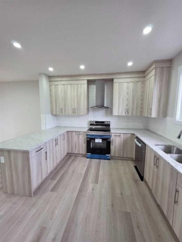 156 Belvedere Park Se, Calgary, AB - Indoor Photo Showing Kitchen With Upgraded Kitchen