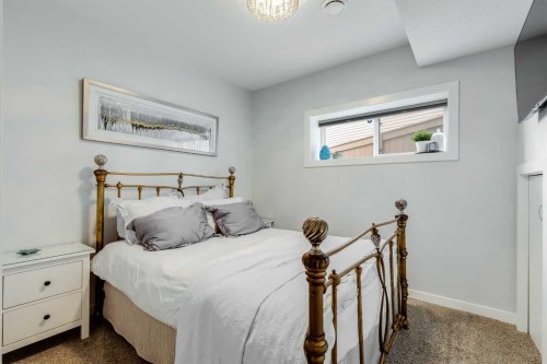 49 Auburn Springs Place Se, Calgary, AB - Indoor Photo Showing Bedroom