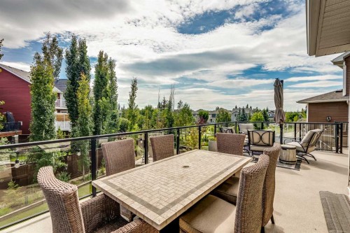 49 Auburn Springs Place Se, Calgary, AB - Outdoor With Deck Patio Veranda With View With Exterior