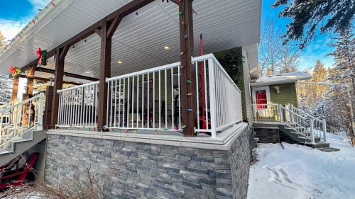 169-5227 Township Road 320, Rural Mountain View County, AB - Outdoor With Deck Patio Veranda