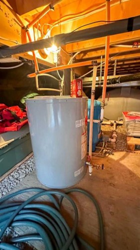 169-5227 Township Road 320, Rural Mountain View County, AB - Indoor Photo Showing Basement