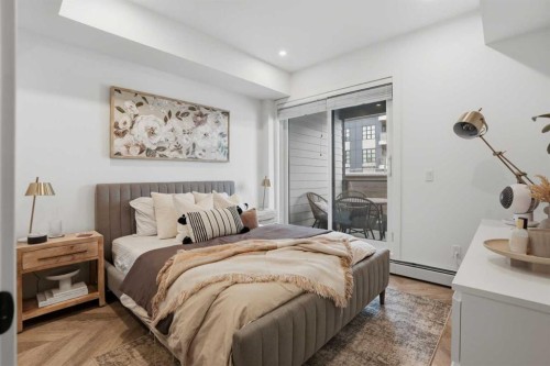 104-4275 Norford Avenue Nw, Calgary, AB - Indoor Photo Showing Bedroom