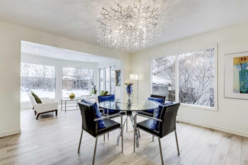 980 Edgemont Road Nw, Calgary, AB - Indoor Photo Showing Dining Room