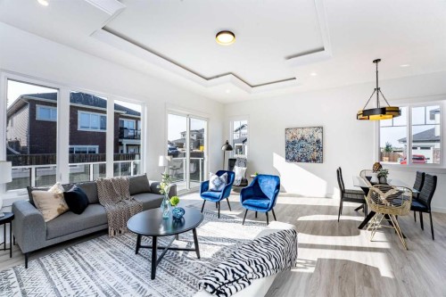 52 Lakes Estates Circle, Strathmore, AB - Indoor Photo Showing Living Room