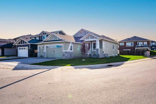 52 Lakes Estates Circle, Strathmore, AB - Outdoor With Facade