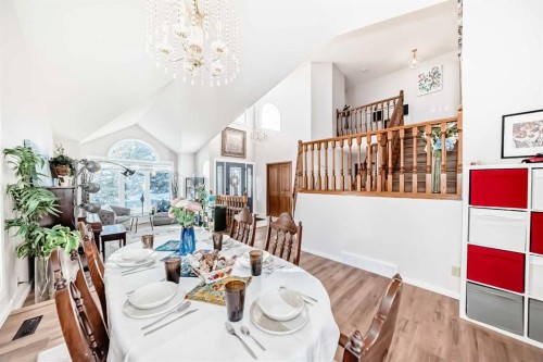 8328 Edgevalley Drive Nw, Calgary, AB - Indoor Photo Showing Dining Room
