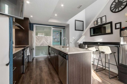 415 Saddlemont Boulevard Ne, Calgary, AB - Indoor Photo Showing Kitchen With Upgraded Kitchen