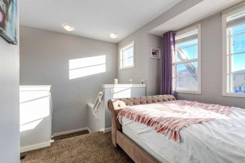 415 Saddlemont Boulevard Ne, Calgary, AB - Indoor Photo Showing Bedroom