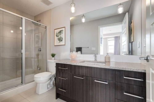 415 Saddlemont Boulevard Ne, Calgary, AB - Indoor Photo Showing Bathroom