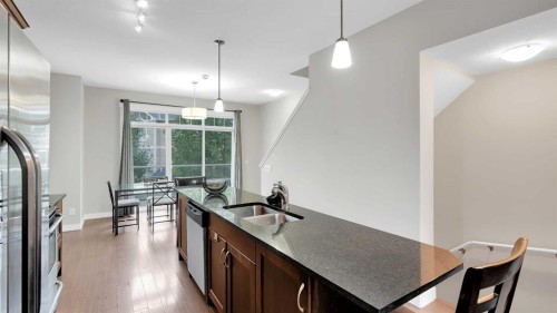 58 Skyview Ranch Gardens Ne, Calgary, AB - Indoor Photo Showing Kitchen With Double Sink With Upgraded Kitchen