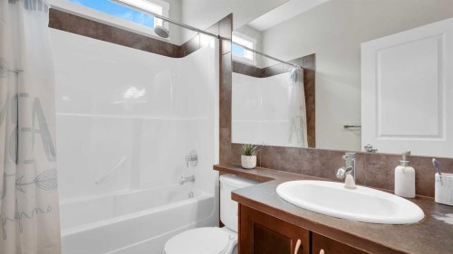 58 Skyview Ranch Gardens Ne, Calgary, AB - Indoor Photo Showing Bathroom