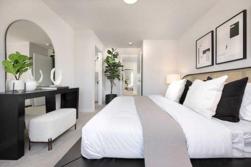 19767 45 Street Se, Calgary, AB - Indoor Photo Showing Bedroom