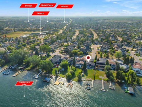 700 West Chestermere Drive, Chestermere, AB - Outdoor With Body Of Water With View