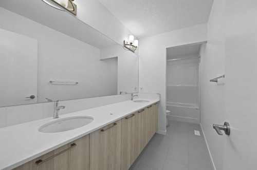 215 Corner Glen Crescent Ne, Calgary, AB - Indoor Photo Showing Bathroom
