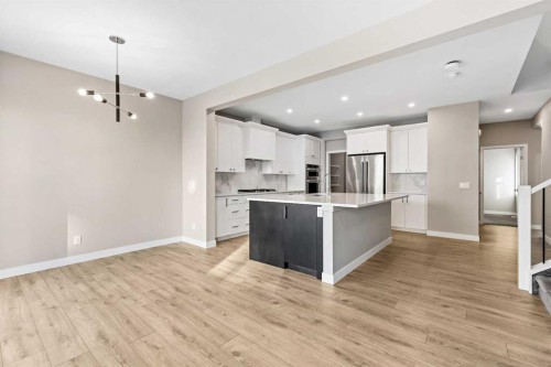 164 Wolf River Drive Se, Calgary, AB - Indoor Photo Showing Kitchen With Upgraded Kitchen