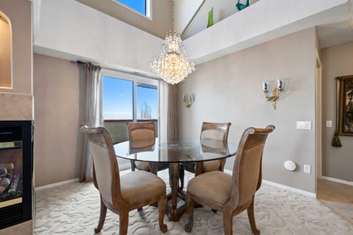 3249-1818 Simcoe Boulevard Sw, Calgary, AB - Indoor Photo Showing Dining Room