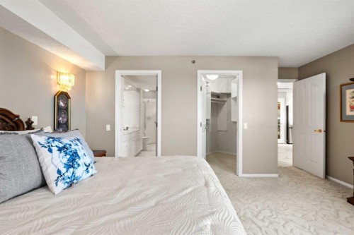 3249-1818 Simcoe Boulevard Sw, Calgary, AB - Indoor Photo Showing Bedroom