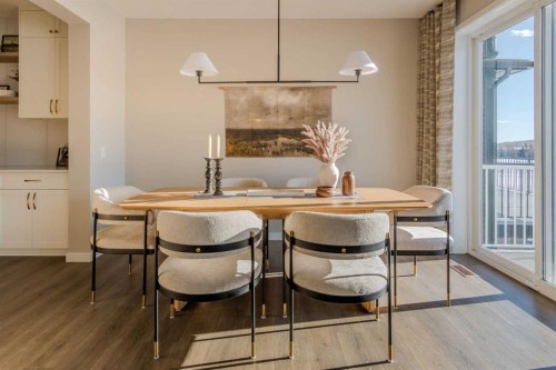 4063 Sawgrass Street Nw, Airdrie, AB - Indoor Photo Showing Dining Room