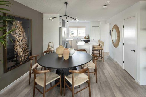 19765 45 Street Se, Calgary, AB - Indoor Photo Showing Dining Room