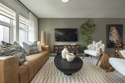 19765 45 Street Se, Calgary, AB - Indoor Photo Showing Living Room