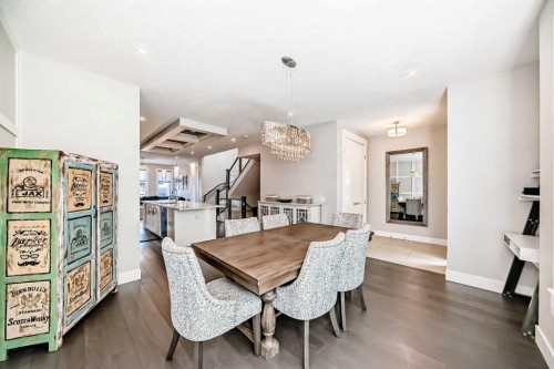 2808 39 Street Sw, Calgary, AB - Indoor Photo Showing Dining Room