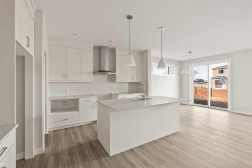 268 Calhoun Crescent Ne, Calgary, AB - Indoor Photo Showing Kitchen With Double Sink With Upgraded Kitchen