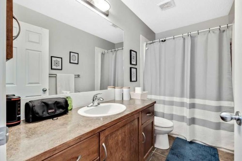 155 Cimarron Grove Circle, Okotoks, AB - Indoor Photo Showing Bathroom