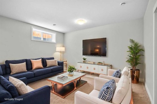 136 Drake Landing Gardens, Okotoks, AB - Indoor Photo Showing Living Room