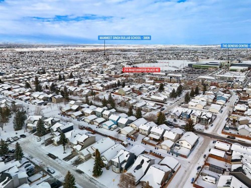 214 Martinwood Place Ne, Calgary, AB - Outdoor With View