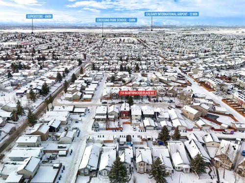 214 Martinwood Place Ne, Calgary, AB - Outdoor With View