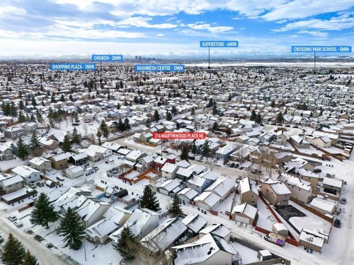 214 Martinwood Place Ne, Calgary, AB - Outdoor With View