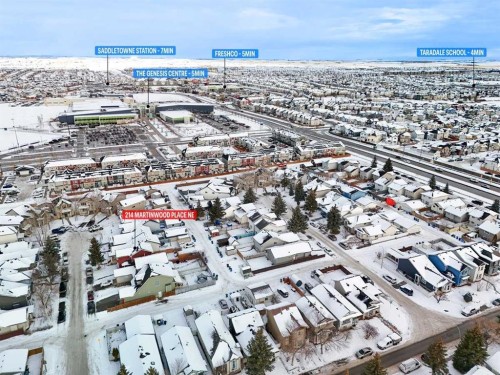214 Martinwood Place Ne, Calgary, AB - Outdoor With View