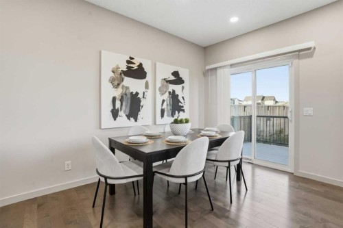 91 Evanscrest Way Nw, Calgary, AB - Indoor Photo Showing Dining Room