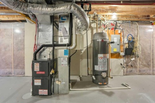 91 Evanscrest Way Nw, Calgary, AB - Indoor Photo Showing Basement